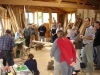 assemblage des diffÃ©rentes piÃ¨ces dans l'atelier.